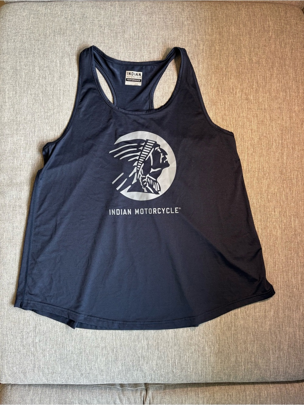 Indian Mororcycle Headress Profile Tank Top